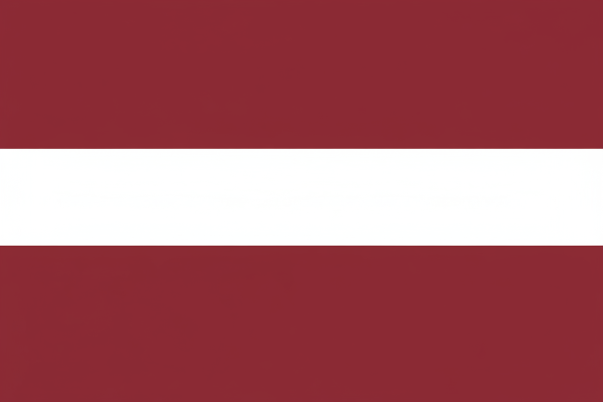 without background, just plain latvian flag